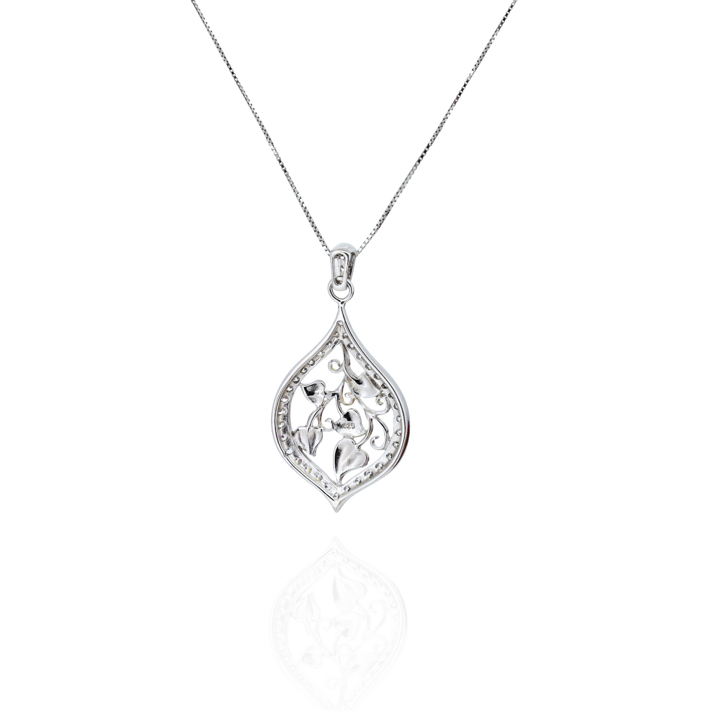 Golden Gleam Silver Necklace