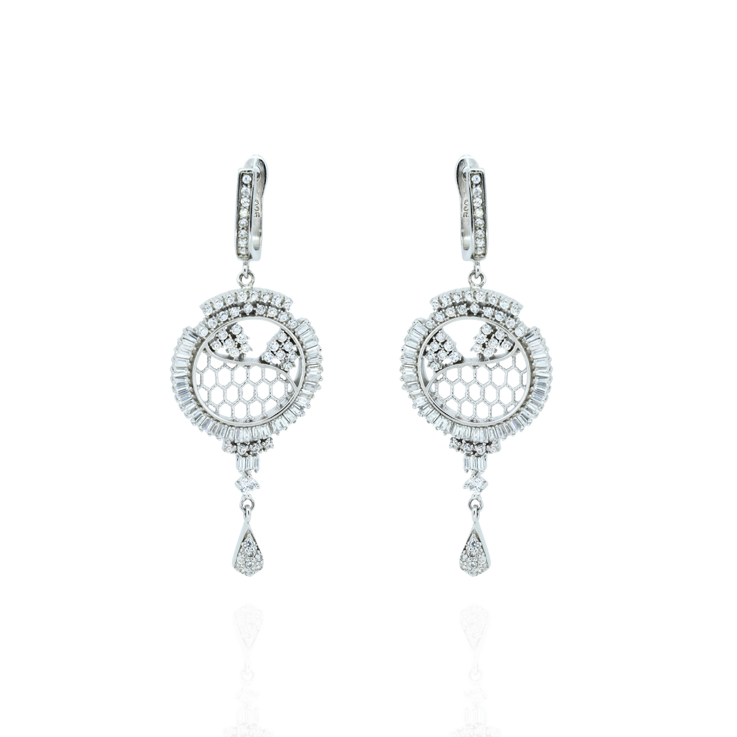 Eternal Circle Silver Earrings