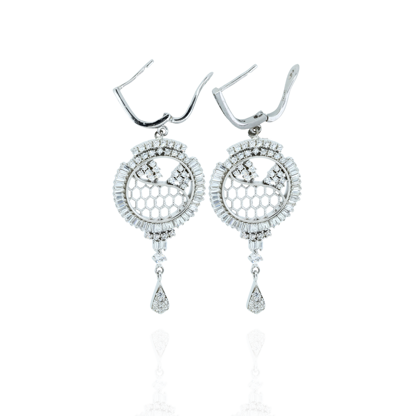 Eternal Circle Silver Earrings