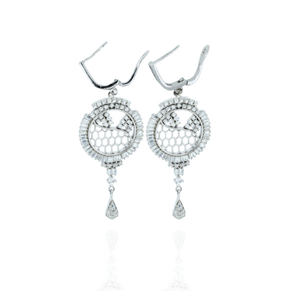 Eternal Circle Silver Earrings