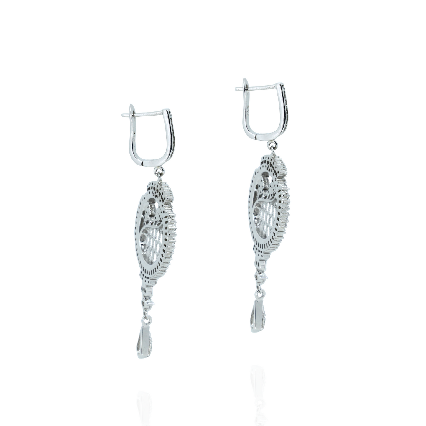 Eternal Circle Silver Earrings