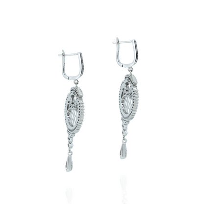 Eternal Circle Silver Earrings