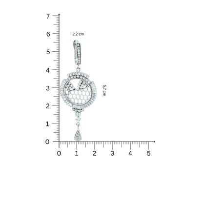 Eternal Circle Silver Earrings