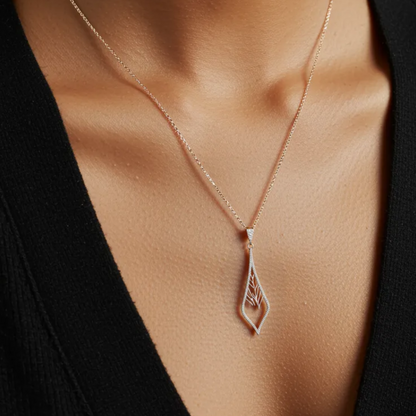 Silver Radiance Diamond Necklace