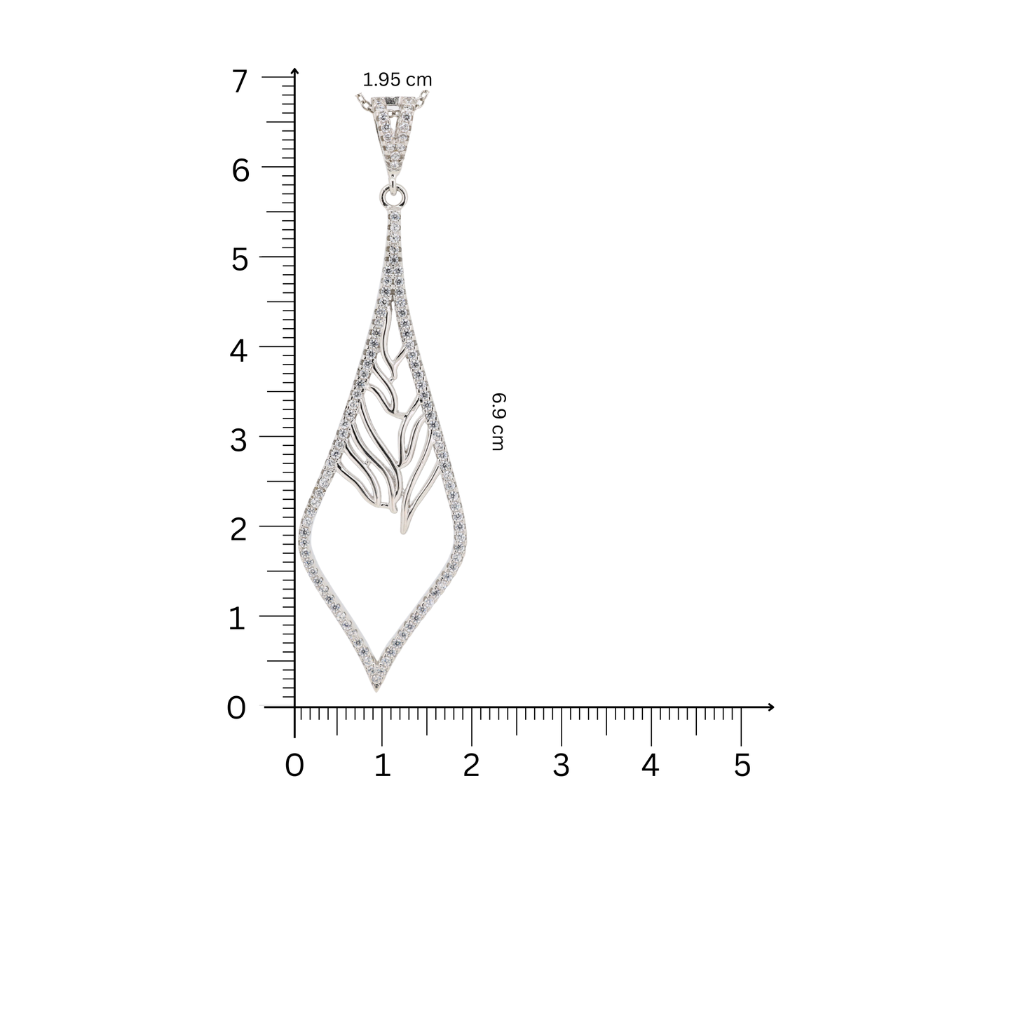 Silver Radiance Diamond Necklace