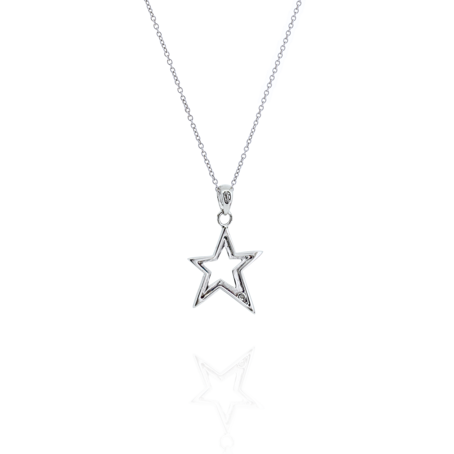 Silent Star Silver Necklace