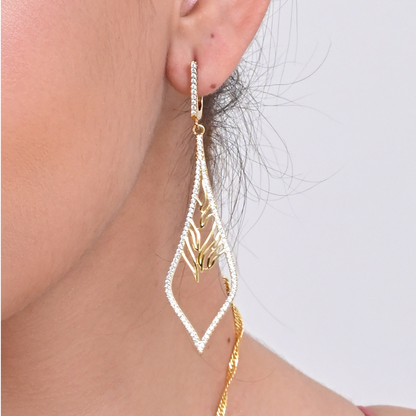 Elan Leaf Sterling Silver Jewelry Set